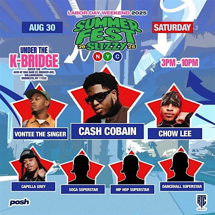 Cash Cobain, Chow Lee, Capella Grey and more Labor Day Weekend, 30 August | Event in Brooklyn | AllEvents
