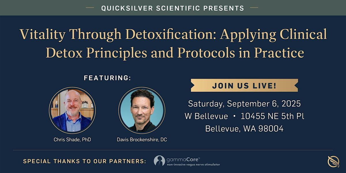 Vitality Through Detoxification, 6 September | Event in Bellevue | AllEvents