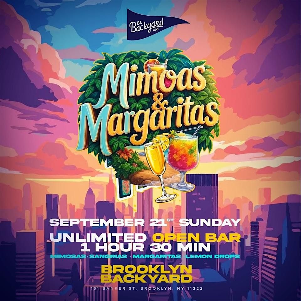 Mimosas and Margaritas at BK Backyard with 1.5 Hour Open Bar, 21 September | Event in Brooklyn | AllEvents