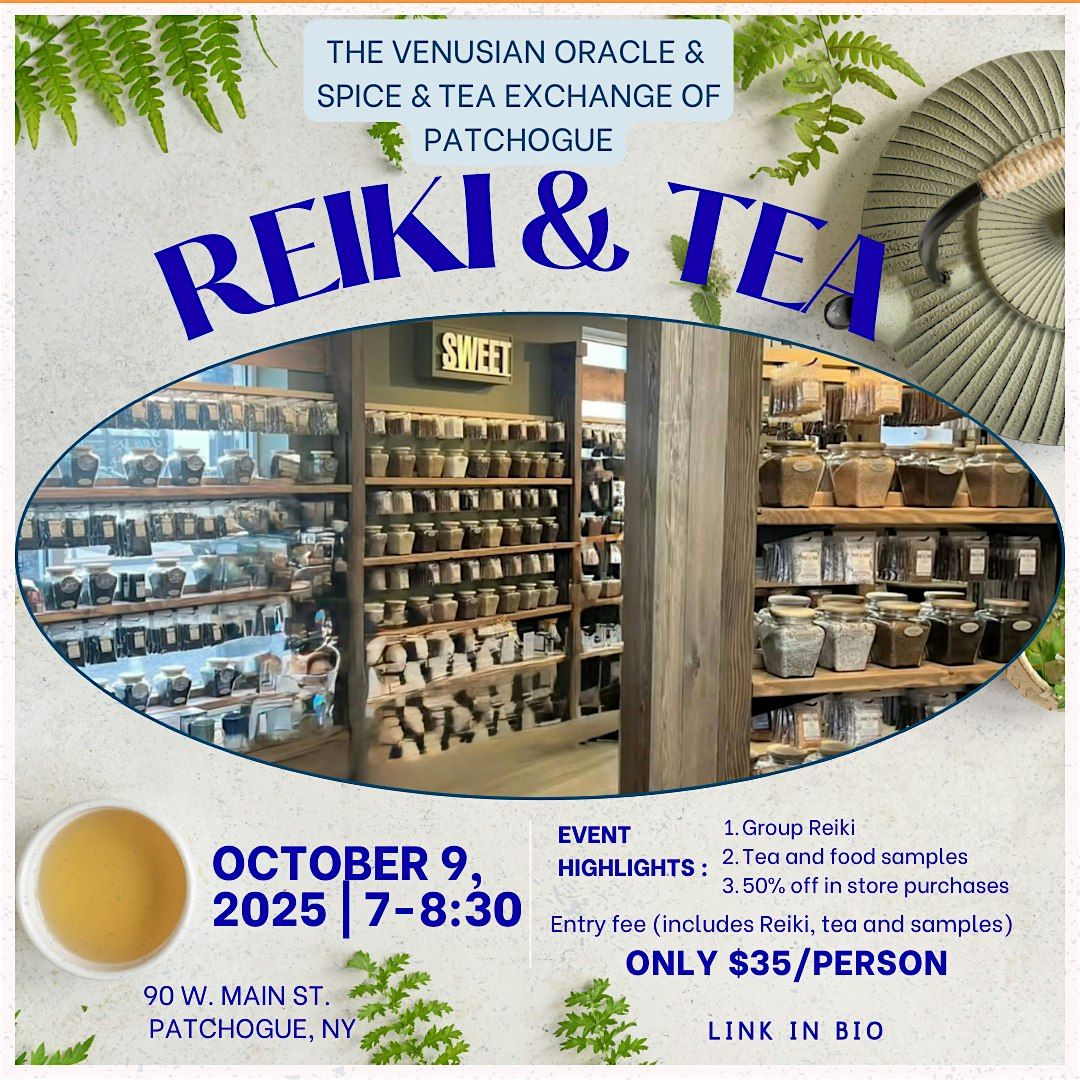 Reiki & Tea, 9 October | Event in Patchogue | AllEvents