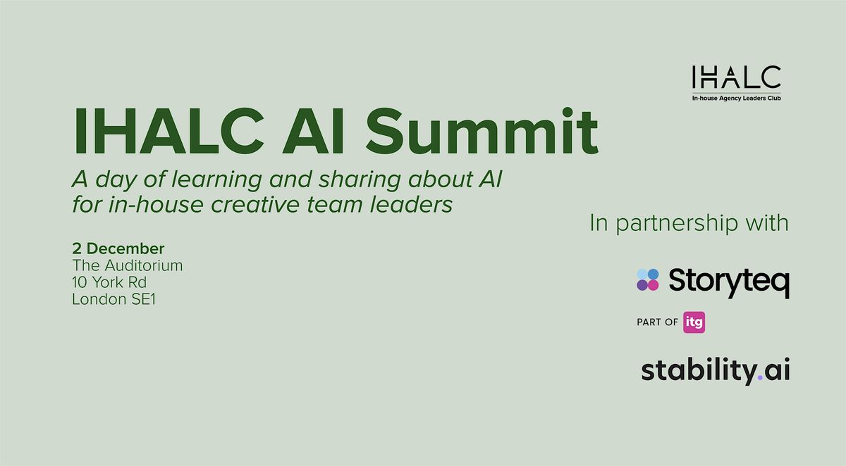 IHALC AI Summit, 2 December | Event in London | AllEvents