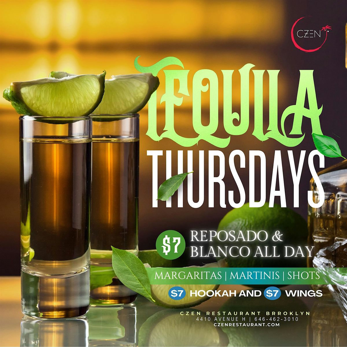 Tequila Thursdays at Czen Brooklyn | Event in Brooklyn | AllEvents