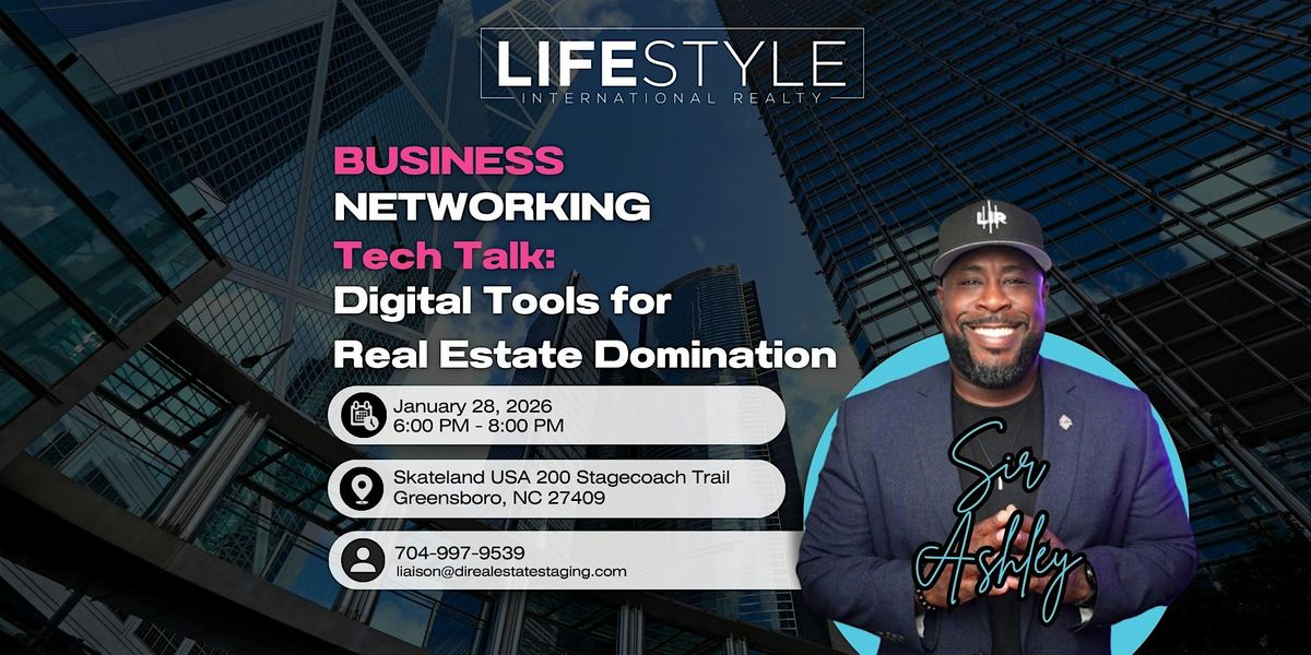 Tech Talk: Digital Tools for Real Estate Domination, 28 January | Event in Roxboro | AllEvents