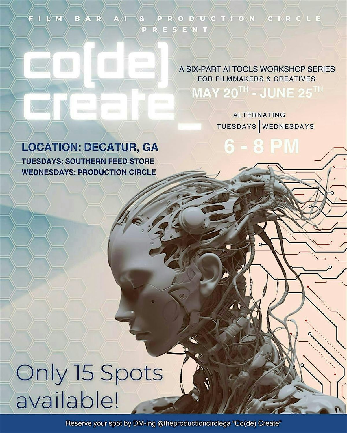 Co(de) - Create: Exploring AI in Filmmaking (pt.6), 25 June | Event in Decatur | AllEvents