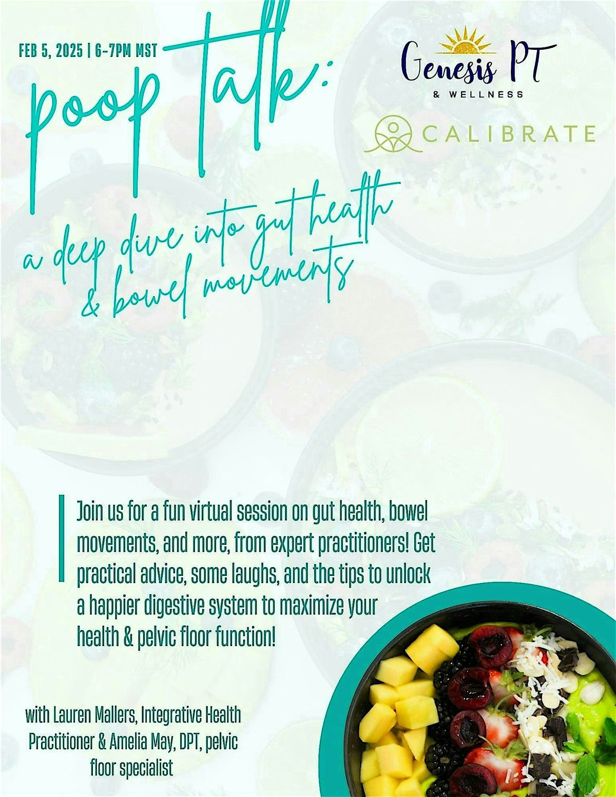 Poop Talk: A Deep Dive into Gut Health & Bowel Movements, February 5 ...