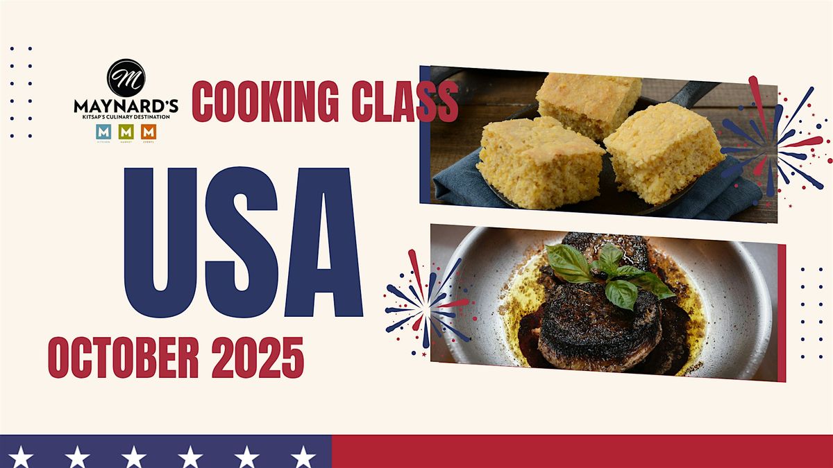 Tastes from around the World: Cooking Class Featuring USA, 24 October | Event in Silverdale | AllEvents