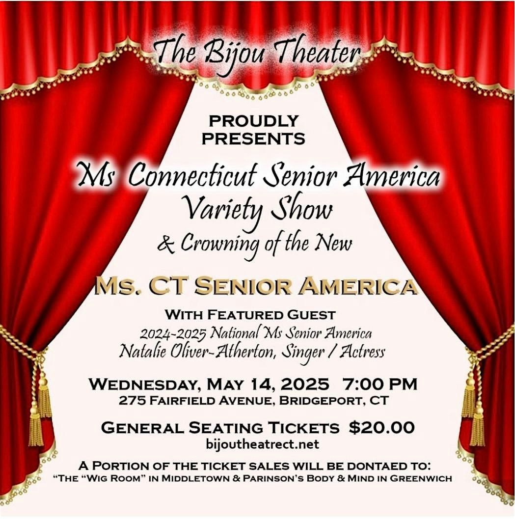 Ms Connecticut Senior America Variety Show, 14 May | Event in Bridgeport | AllEvents