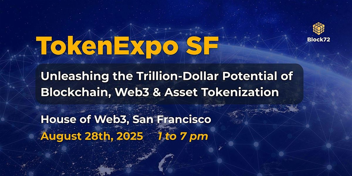 TokenExpo SF, 28 August | Event in San Francisco | AllEvents