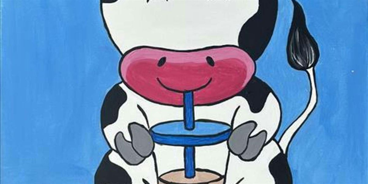 Boba Calf Cutie - Paint and Sip by Classpop!™, 27 June | Event in Baytown | AllEvents