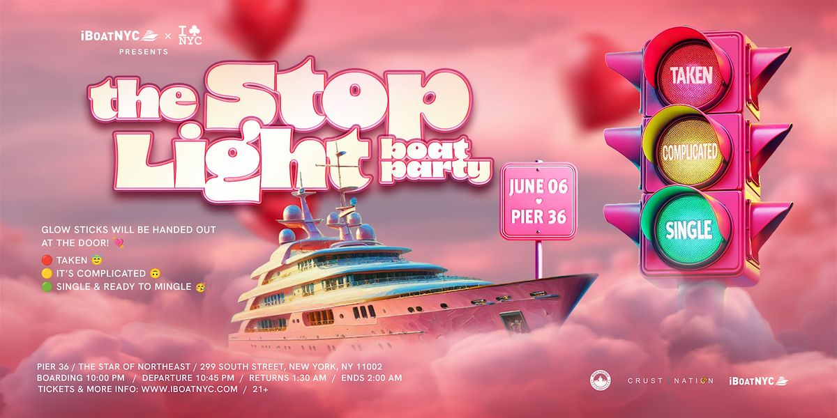 Stop Light Boat Party - Singles Yacht Cruise NYC, 6 June | Event in New York, | AllEvents