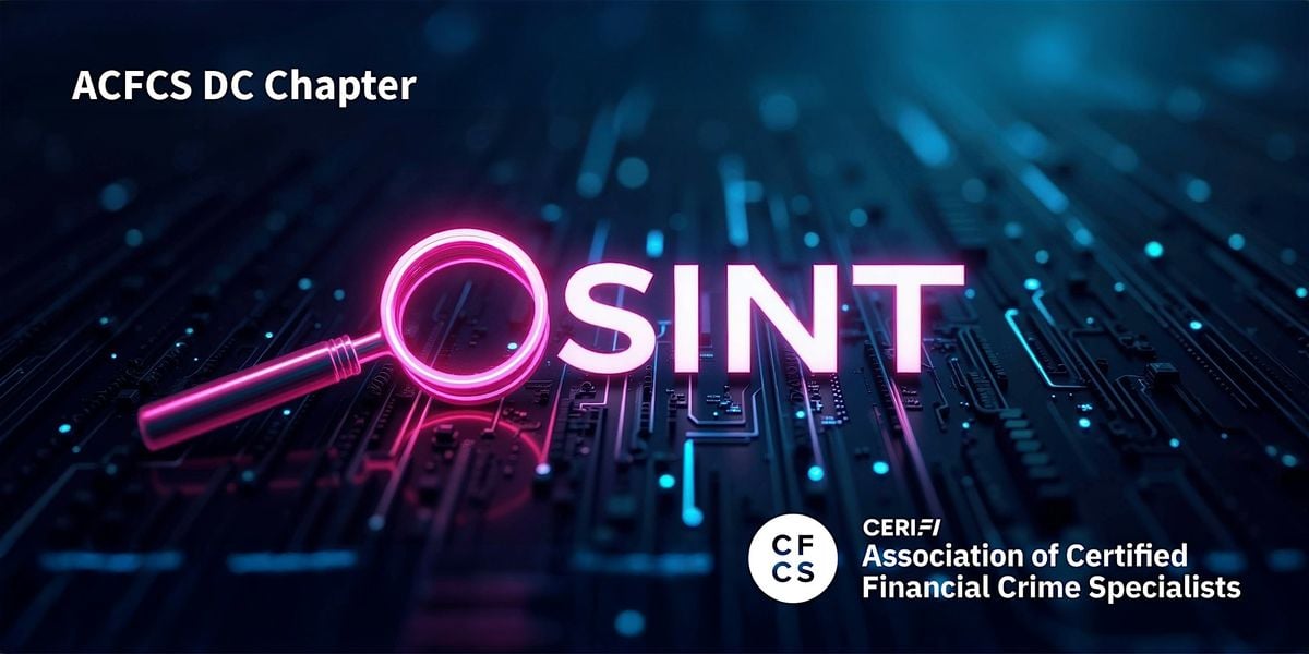Cracking Codes and Cases: How OSINT Powers Cybercrime Takedowns, 9 October | Event in Washington | AllEvents
