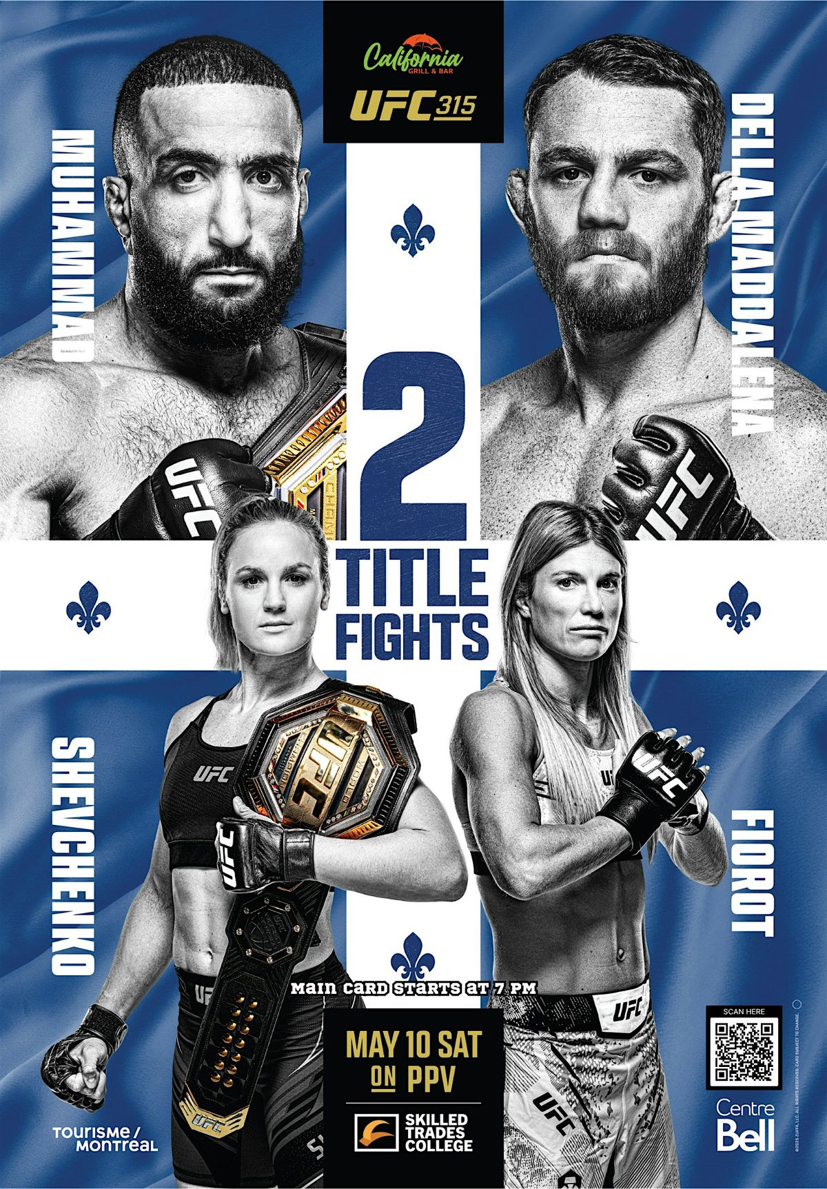 UFC 315: Muhammad vs. Della Maddalena | Event in Whittier | AllEvents