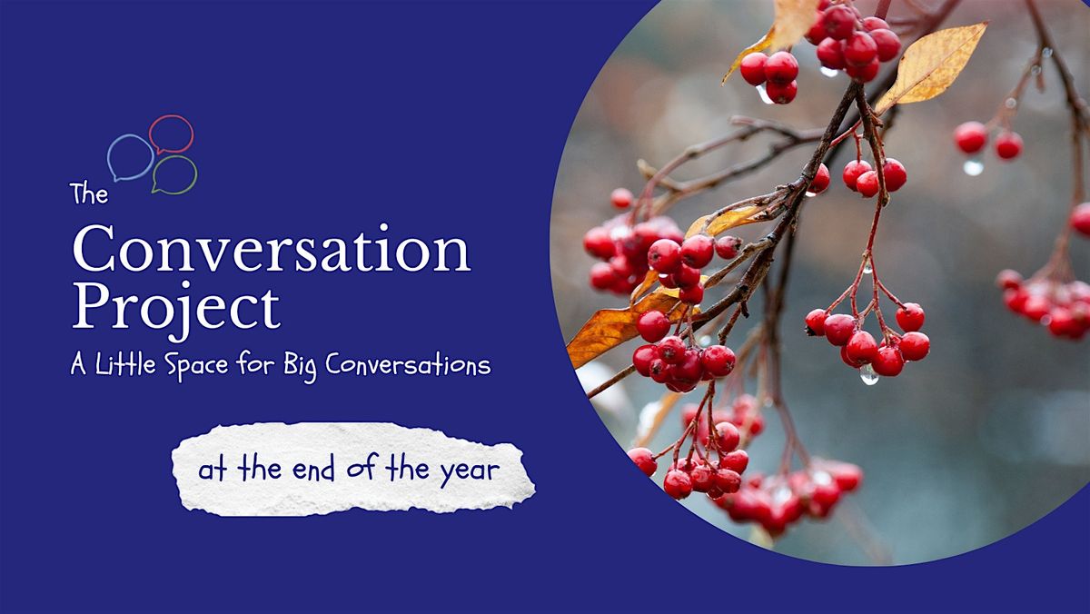 A Little Space for Big Conversations ...... at the end of the year, 31 December | Event in Edinburgh | AllEvents