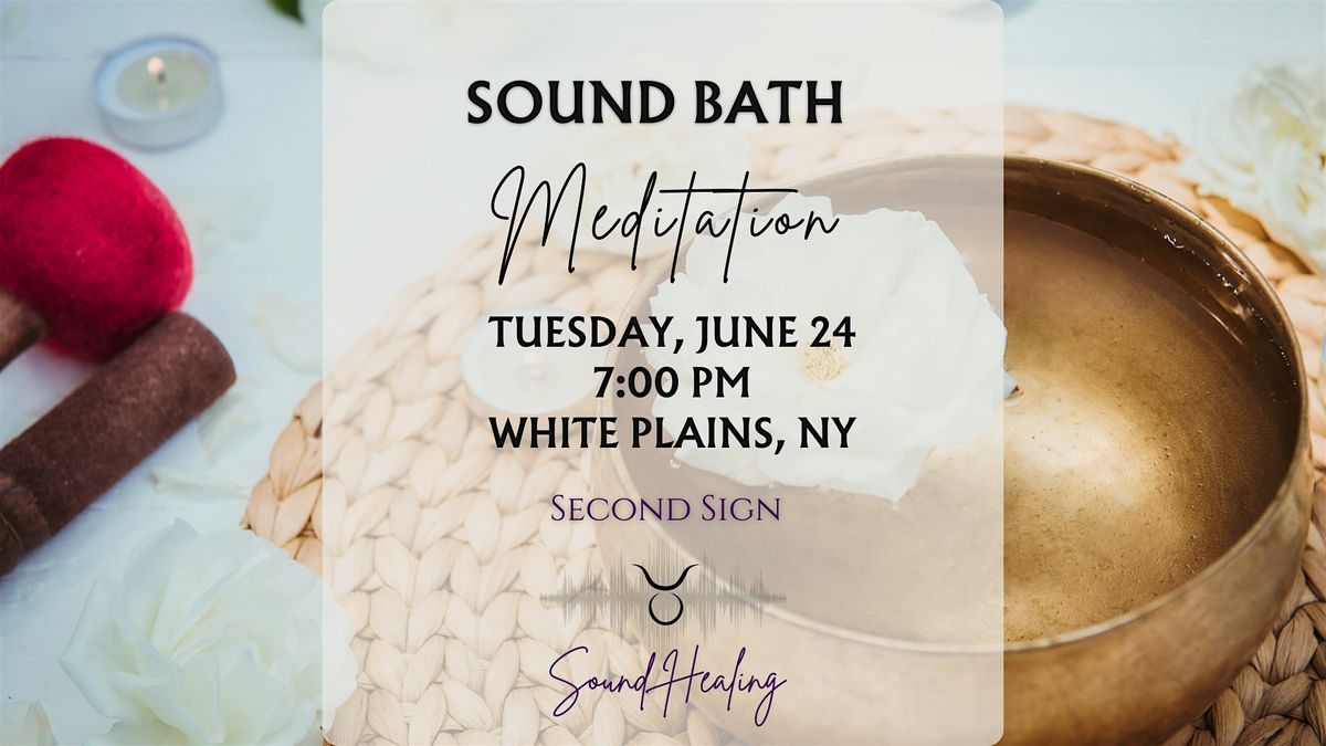 Renew and Reset Sound Bath Meditation, 24 June | Event in White Plains | AllEvents