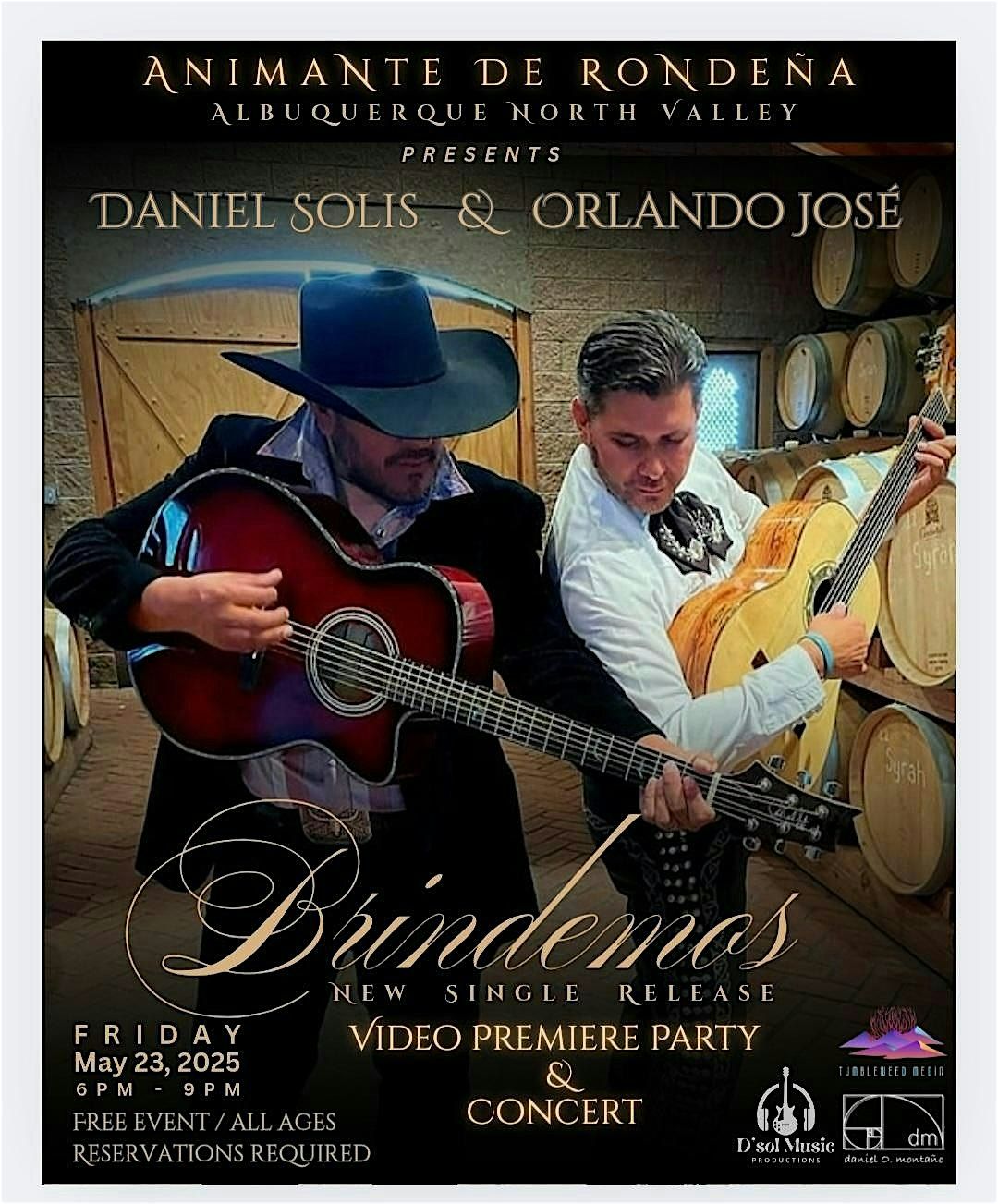 "Brindemos" Video Premiere & Concert, 23 May | Event in Los Ranchos de Albuquerque | AllEvents