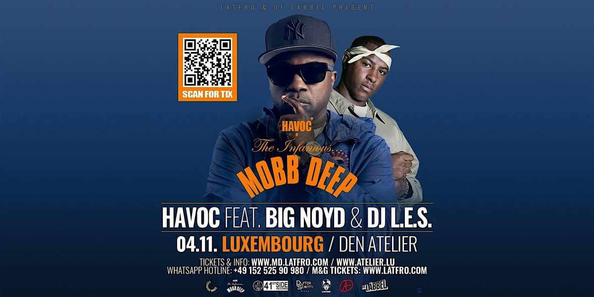 Mobb Deep Live in Luxembourg, 4 November | Event in Luxembourg | AllEvents