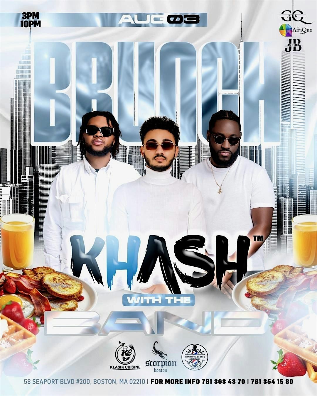 Brunch with KHASH | Scorpion Bar, 3 August | Event in Boston | AllEvents