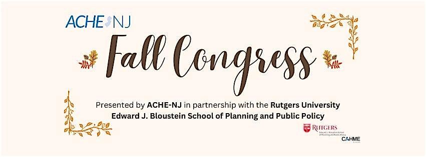 ACHENJ and Rutgers University: Fall Congress, 8 October | Event in New Brunswick | AllEvents