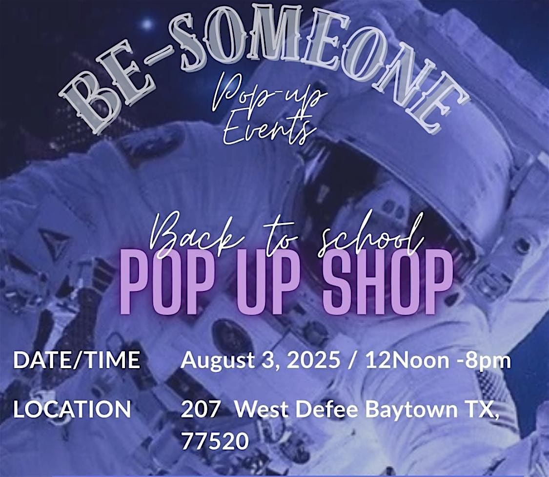Baytown Back to School Pop Up Shop, 3 August | Event in Baytown | AllEvents