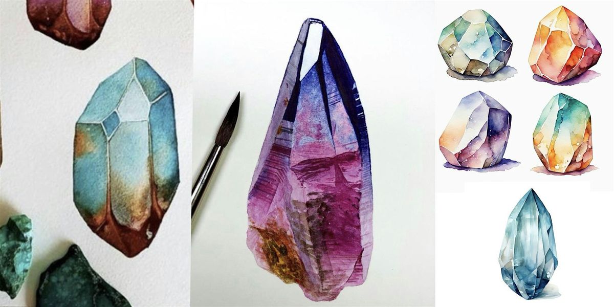 Crystal in Watercolour Workshop, 20 November | Event in Manchester | AllEvents