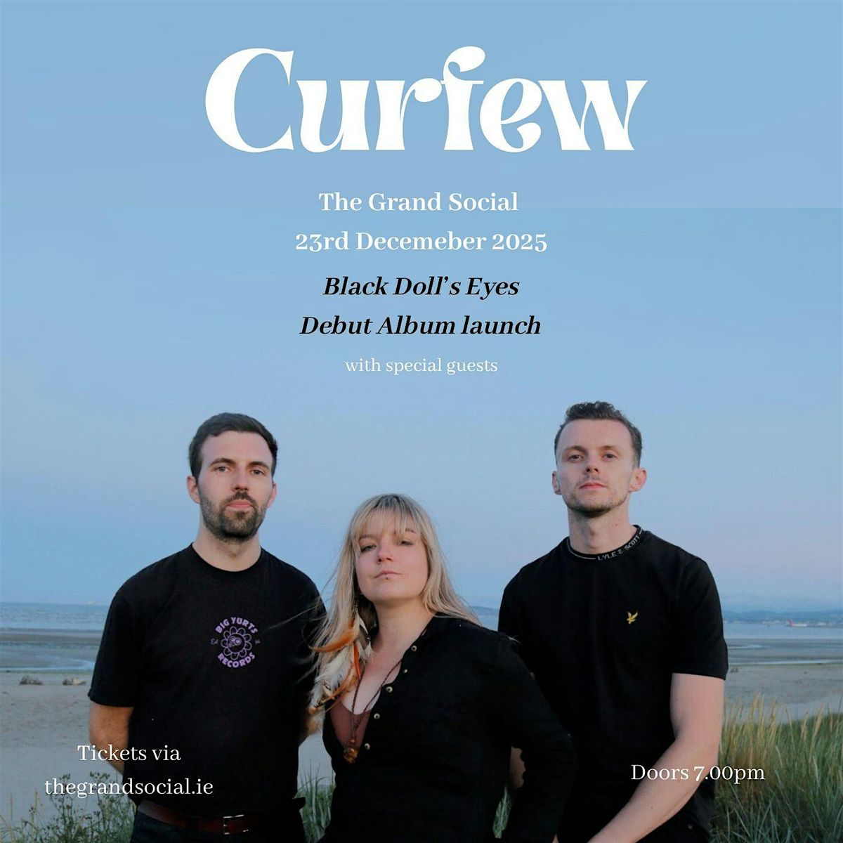 CURFEW - Black Doll's Eyes Album Launch, 23 December | Event in Dublin 1 | AllEvents