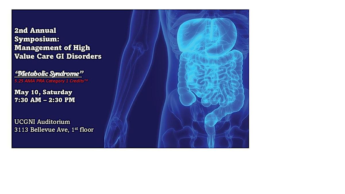 Management of High Value Care GI Disorders: Metabolic Syndrome | Event in Cincinnati | AllEvents