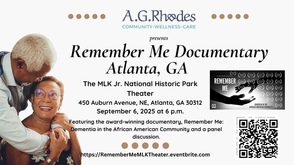 Remember Me Screening - MLK Jr. NHP, Atlanta, 6 September | Event in Atlanta | AllEvents