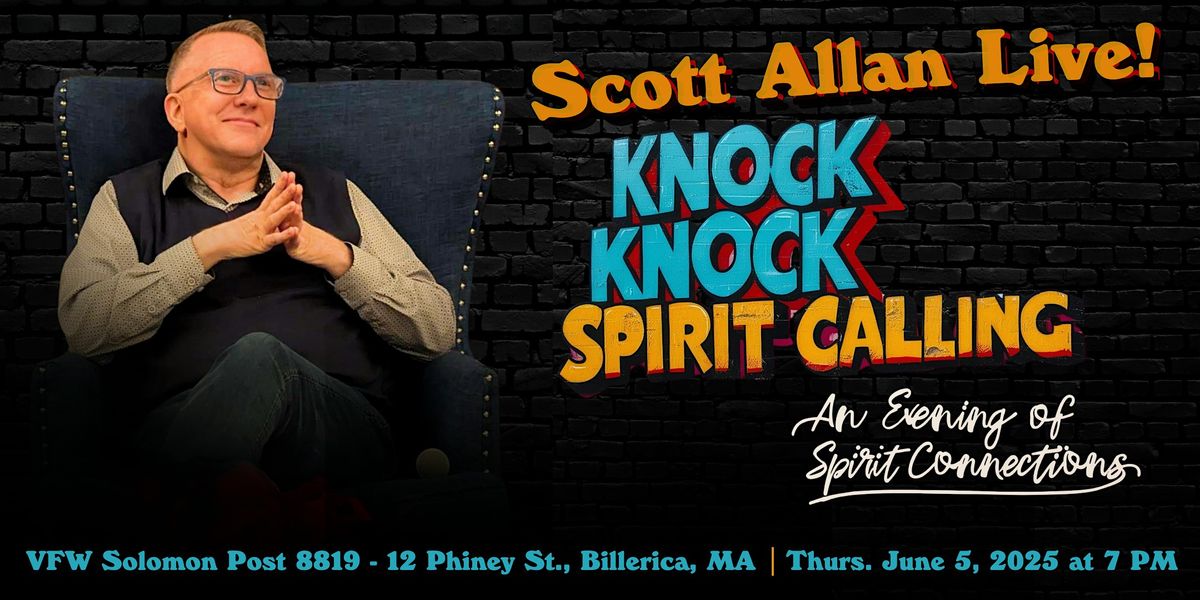 Scott Allan Live! -  An Evening of Spirit Connections, 5 June | Event in Billerica | AllEvents