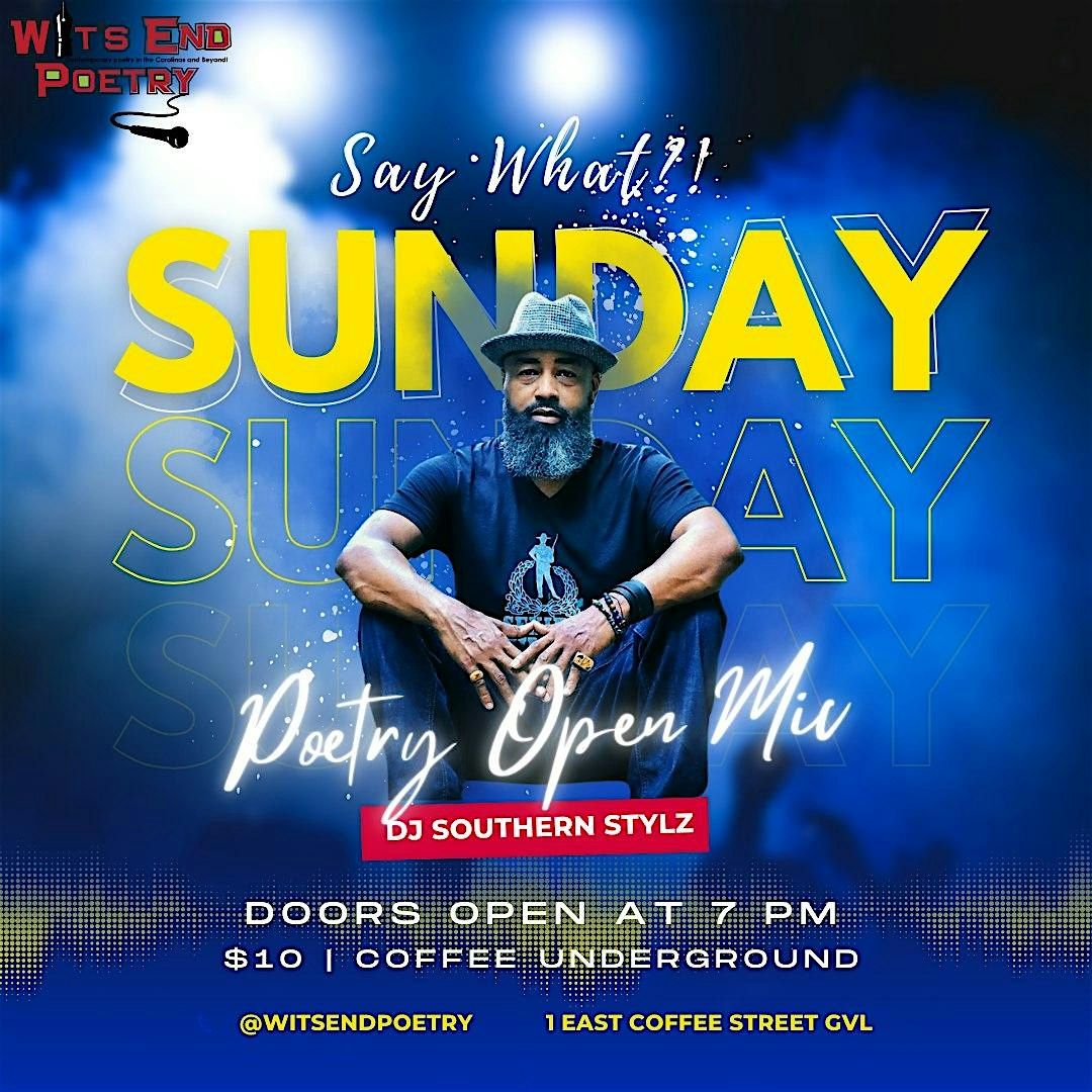 Say What Open Mic at Coffee Underground, 25 May | Event in Greenville | AllEvents