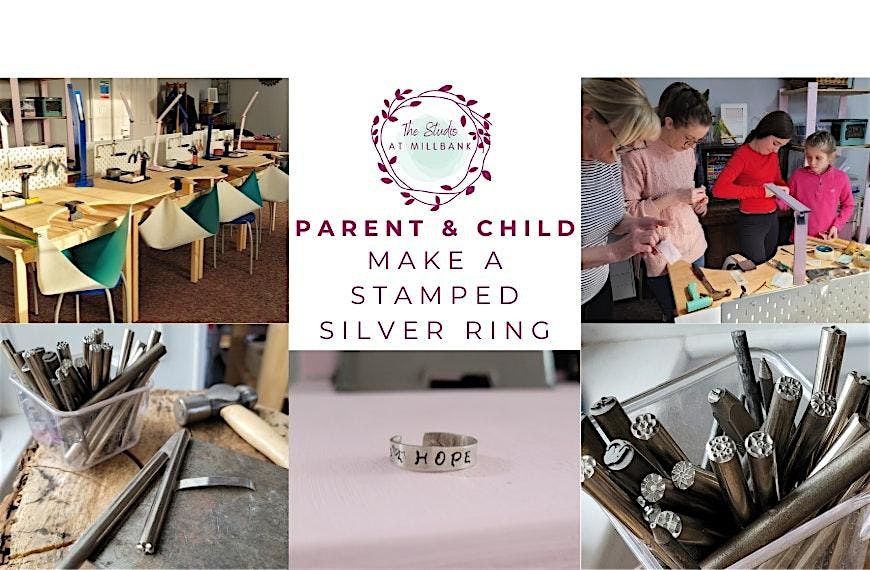 Parent & Child Make a stamped silver ring - jewellery making workshop., 17 January | Event in Cumnock