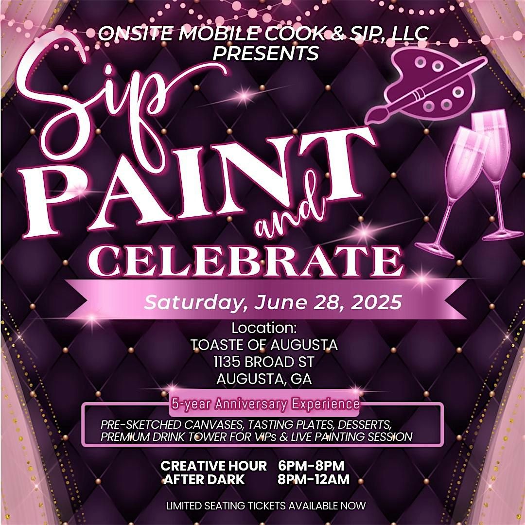 Sip, Paint & Celebrate, 28 June | Event in Augusta | AllEvents