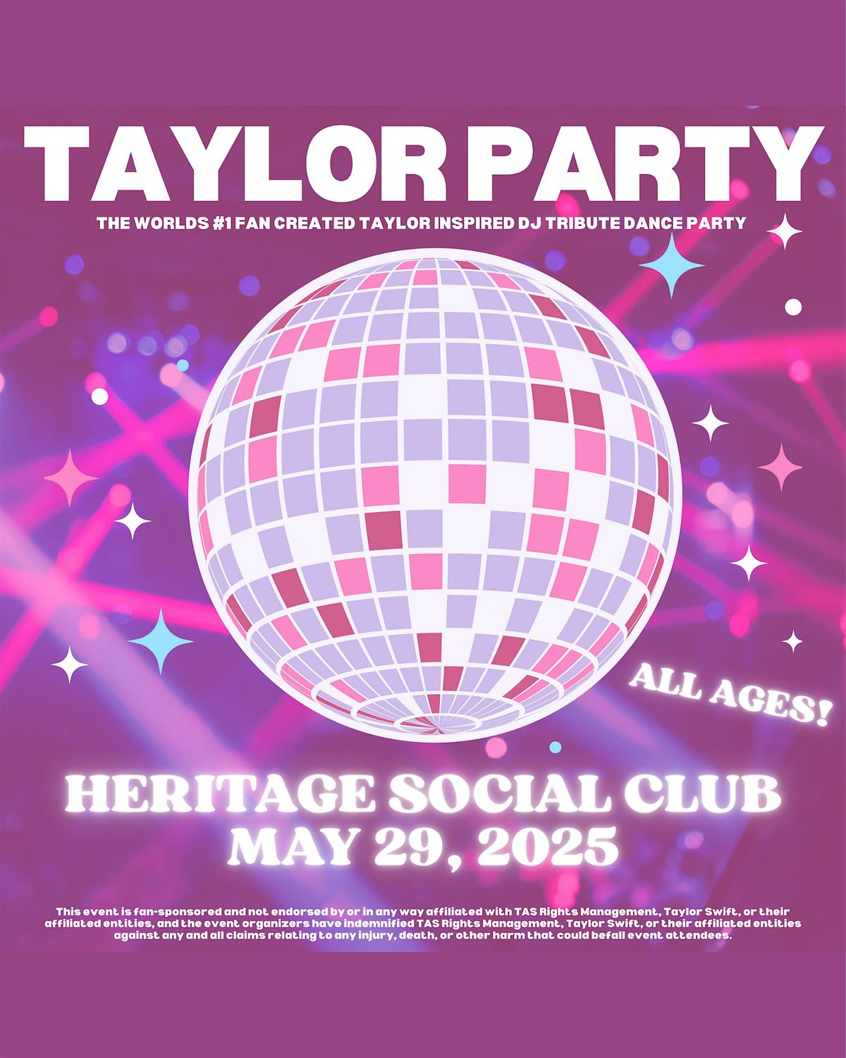 Taylor Party with DJ Swiftie | ALL AGES END OF SCHOOL YEAR CELEBRATION! | Event in Boise | AllEvents