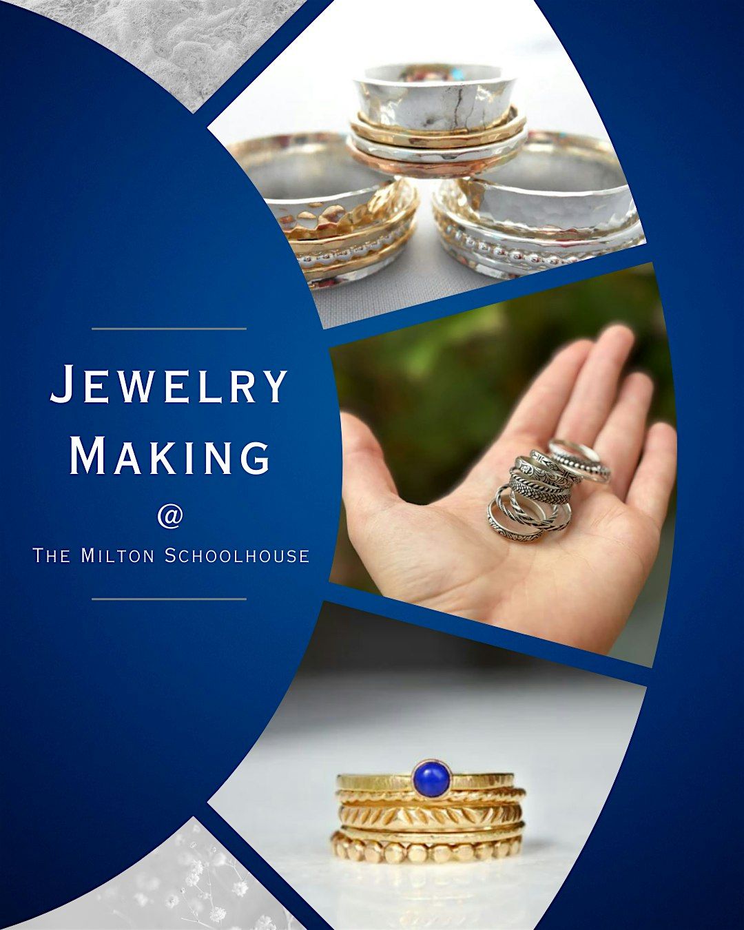 Making Jewelry @ The Milton Schoolhouse - Silver Stacker Rings, 1 June | Event in Alton | AllEvents