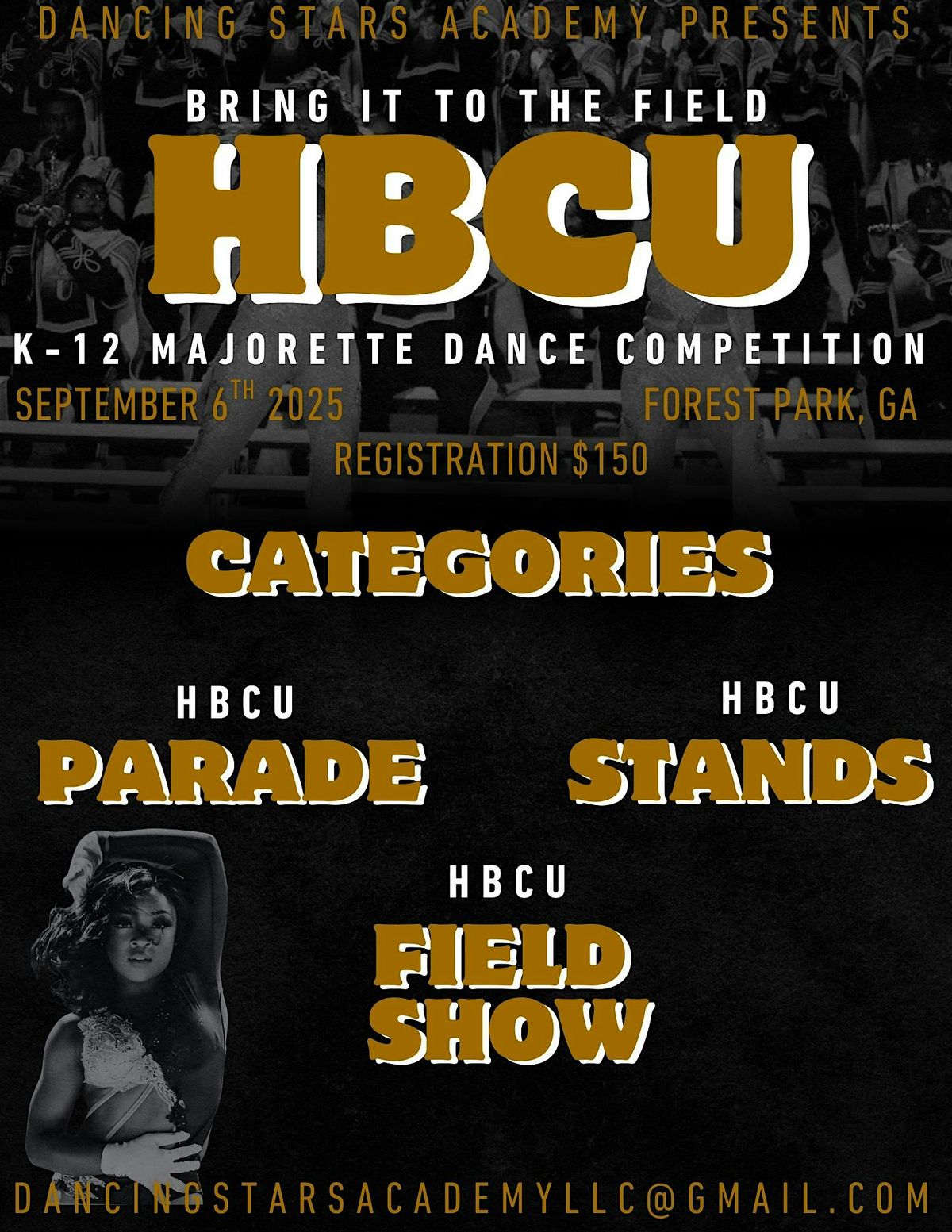Dancing Stars Academy Presents: Bring it to the field HBCU, 6 September | Event in Forest Park | AllEvents