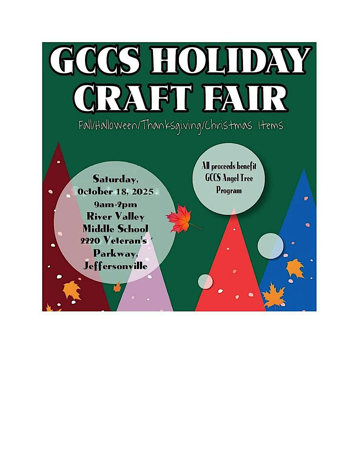 GCCS Angel Tree Craft Fair, 18 October | Event in Jeffersonville | AllEvents