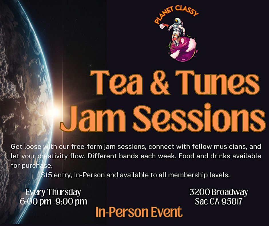 Tea & Tunes  Jam Sessions | Event in Sacramento | AllEvents