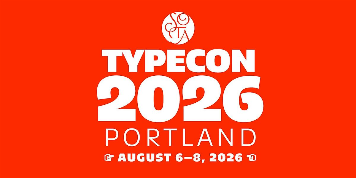 TypeCon2026: Portland, 6 August | Event in Portland | AllEvents