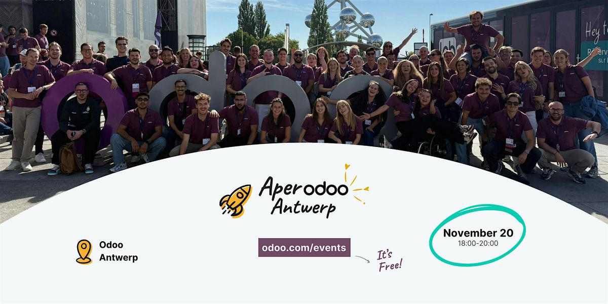 AperOdoo Antwerp, 20 November | Event in Antwerpen | AllEvents