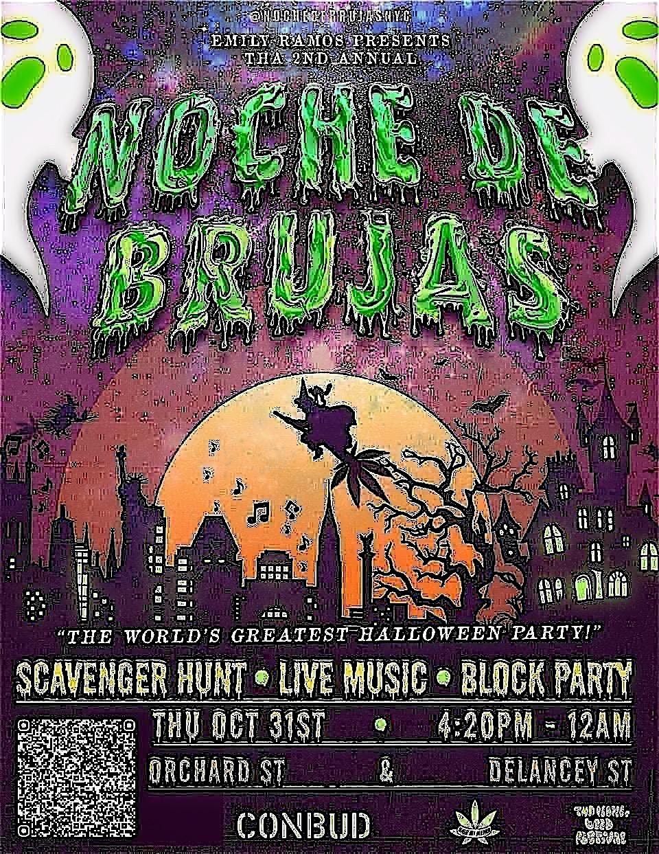 Emily Ramos  Presents: Tha 3rd Annual Noche de Brujas, 31 October | Event in Manhattan | AllEvents