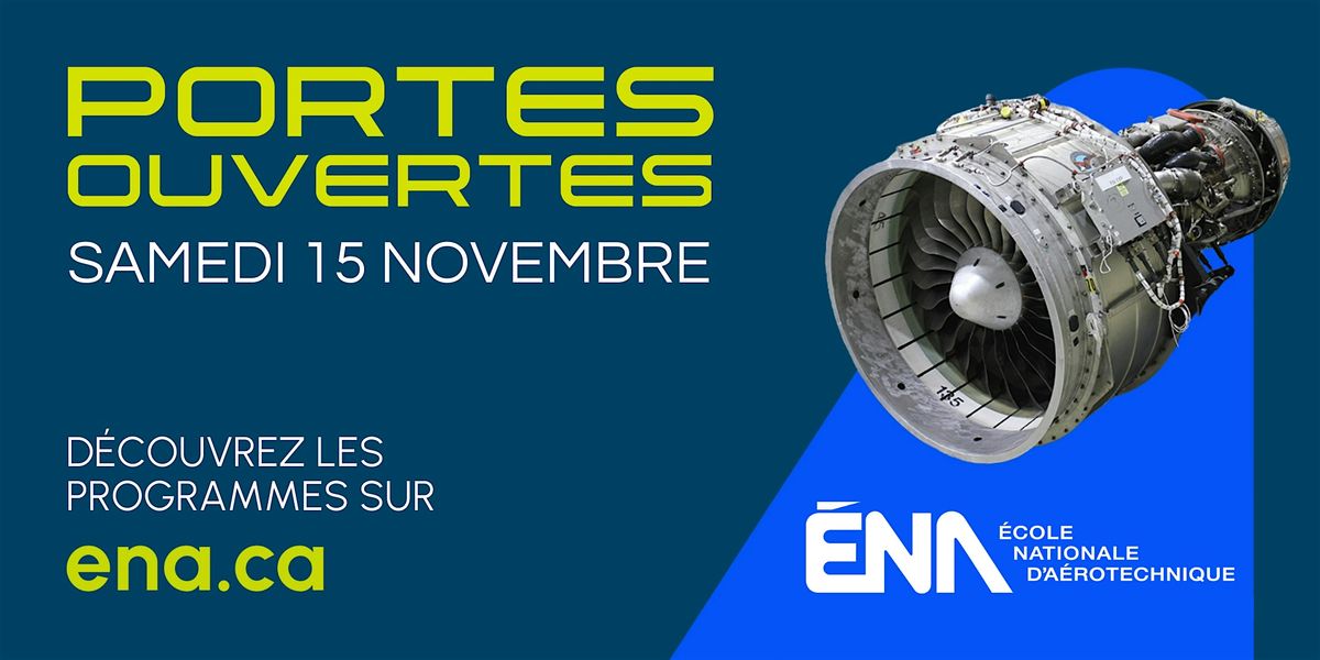 Portes ouvertes ÉNA - Automne 2025, 15 November | Event in Longueuil | AllEvents