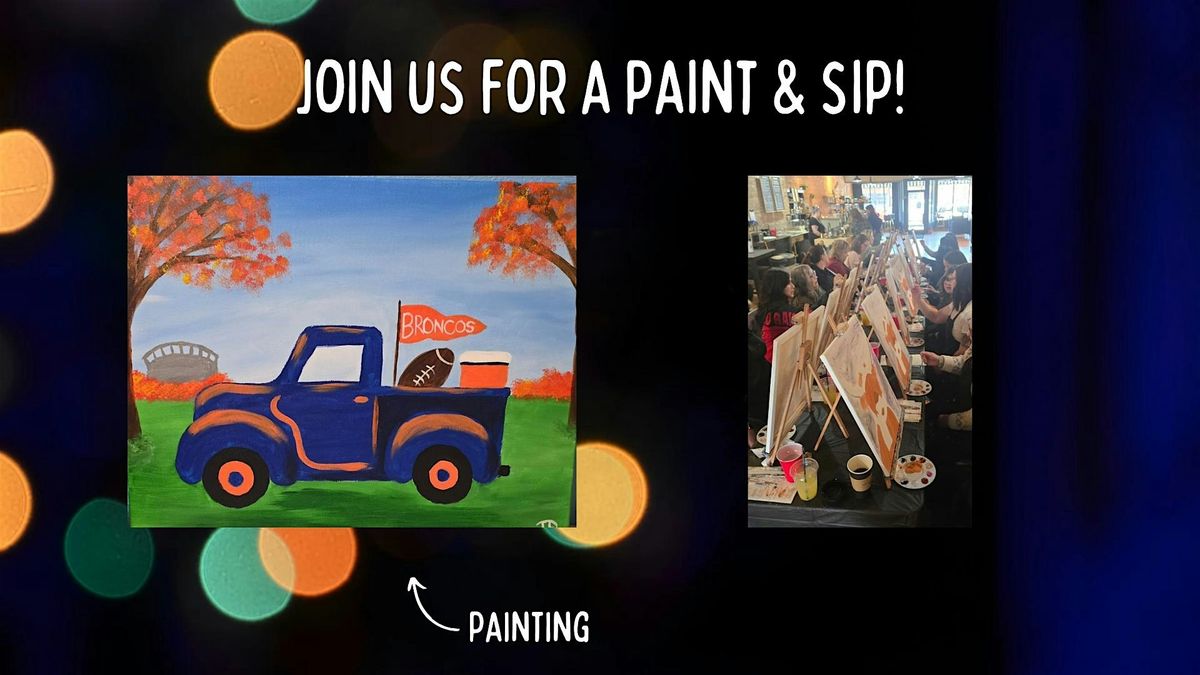Paint & Sip - Bronco Truck at Wolf & Honey!, 17 August | Event in Brighton | AllEvents