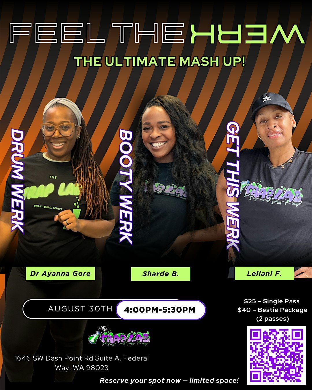 Feel the WERK: The Ultimate Mash‑Up, 30 August | Event in Federal Way | AllEvents