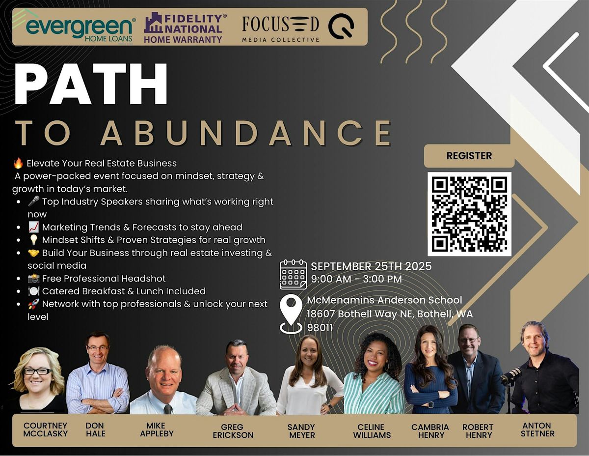 Path To Abundance, 25 September | Event in Bothell | AllEvents