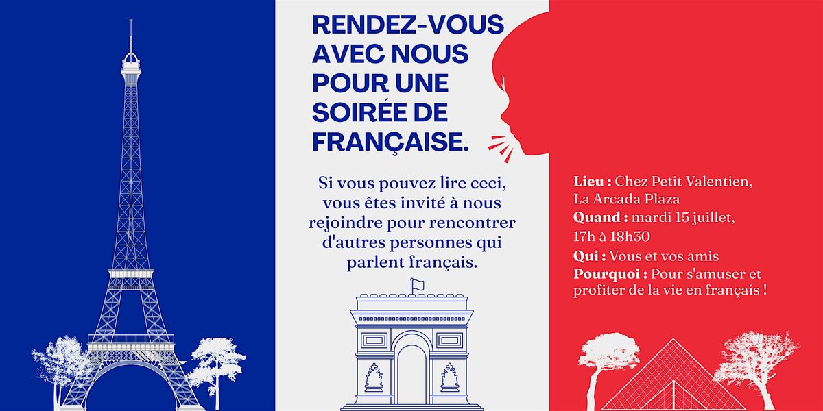 Rendez-vous avec nous pour une soirée de française | Event in Santa Barbara | AllEvents