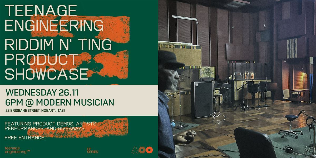 Teenage Engineering's Riddim n' Ting - Hobart In-Store Launch | Event in Hobart | AllEvents