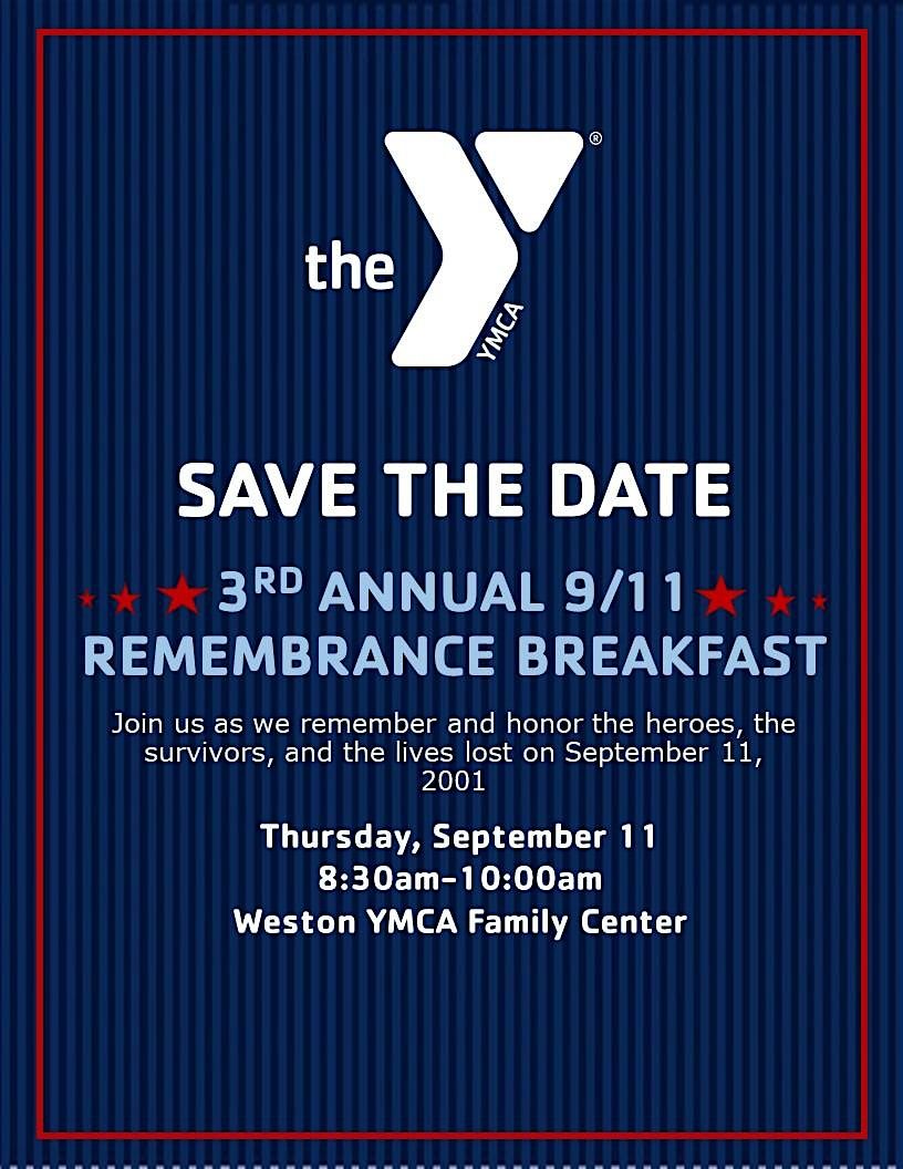 3rd Annual 9/11 Remembrance Ceremony, 11 September | Event in Weston | AllEvents