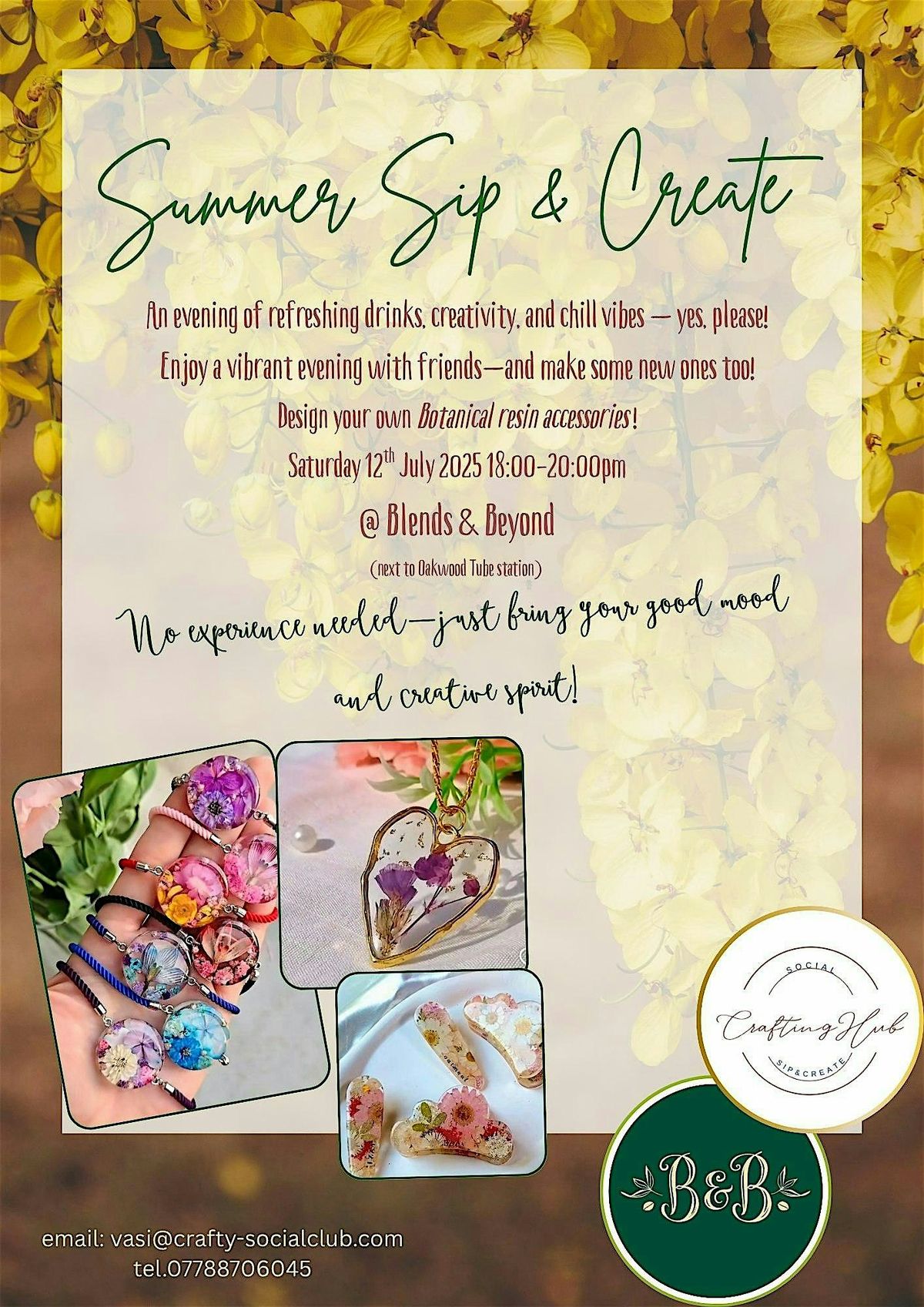 Summer Sip & Create, 12 July | Event in London | AllEvents