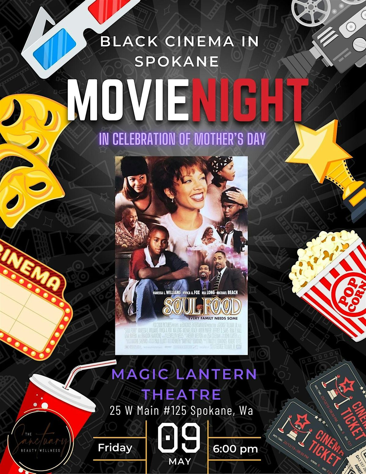 Black Cinema in Spokane- Soul Food, 9 May | Event in Spokane | AllEvents