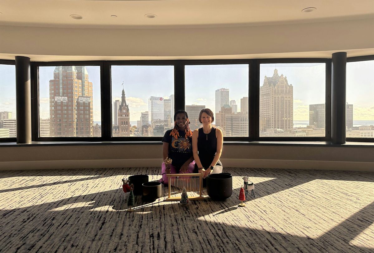 Rooftop Yoga & Sound Healing at the VUE, 7 December | Event in Milwaukee | AllEvents