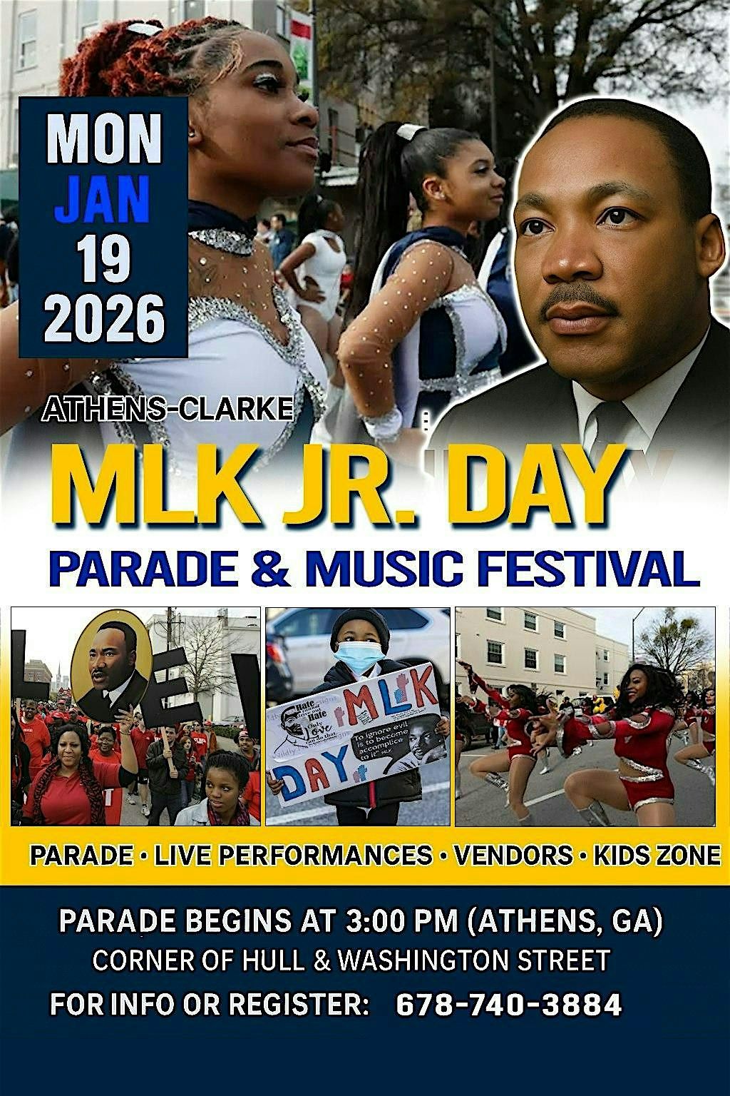 2026 Athens MLK Jr. Day Parade & Music Festival, 19 January | Event in Athens | AllEvents
